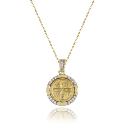 Constantine Coin 14K Gold