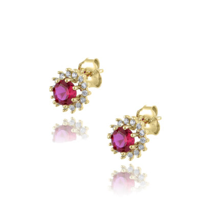 Rosette Earrings 925° / 9K Gold