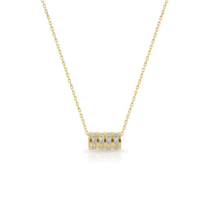 Sparkling Barrel 14K Gold